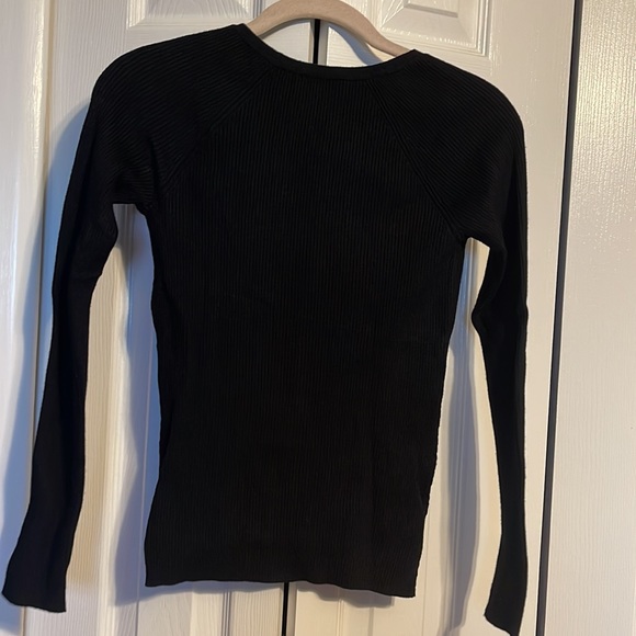 NWOT INC International Concepts long sleeve black sweater size XS - Picture 9 of 9